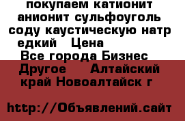 покупаем катионит анионит сульфоуголь соду каустическую натр едкий › Цена ­ 150 000 - Все города Бизнес » Другое   . Алтайский край,Новоалтайск г.